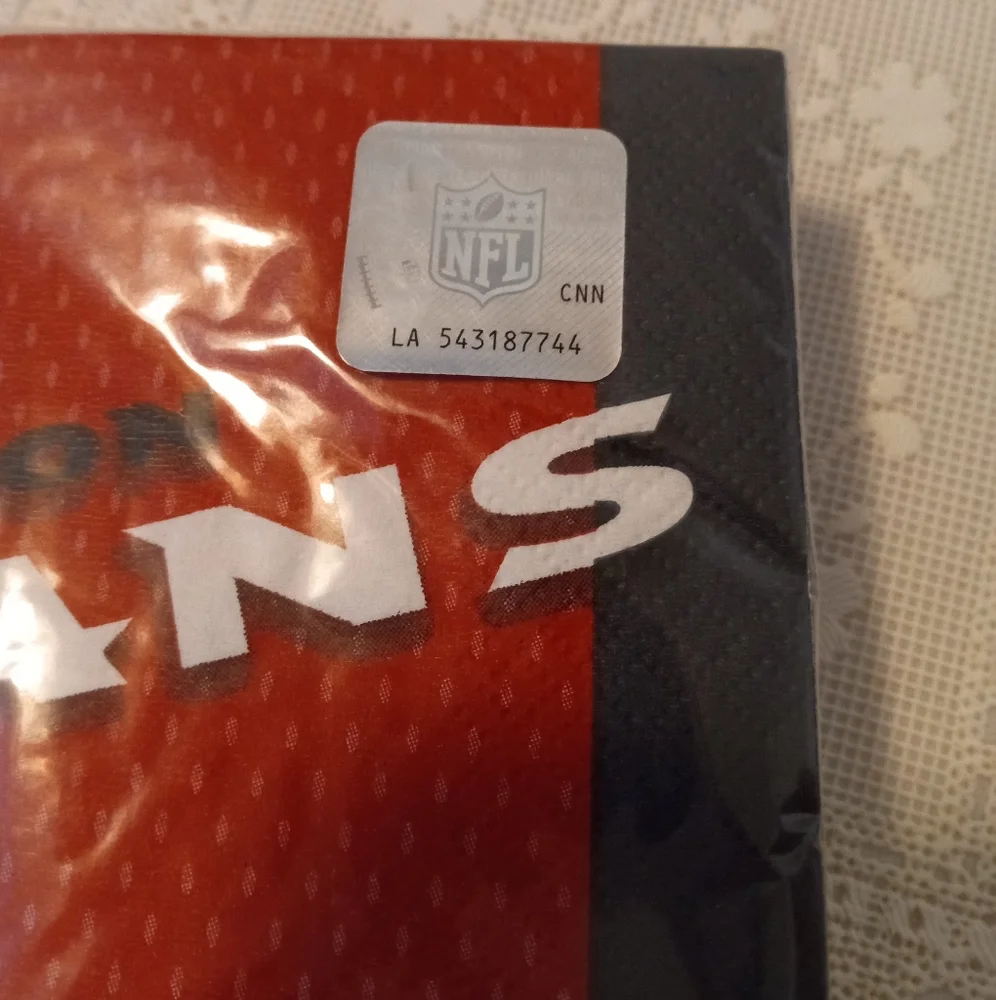 🆕 3 packs of Houston Texans Lunch Napkins 36ct